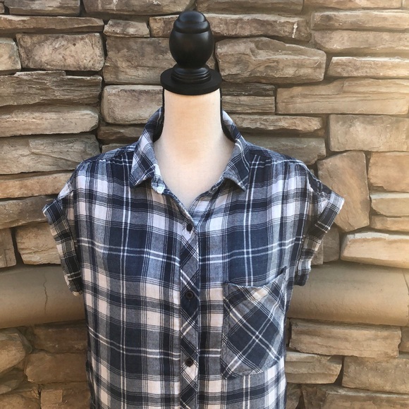 NWOT Anthropologie Cloth & Stone Flannel T… - Picture 3 of 8